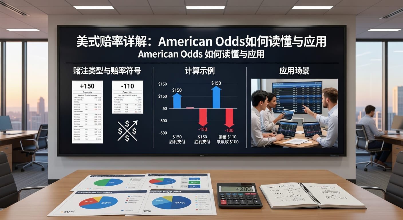 美式赔率 american odds｜换算方法与投注技巧