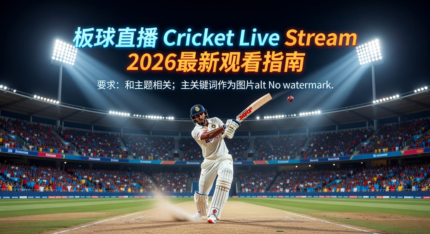 板球直播 Cricket Live Stream：2026年观看与分析指南