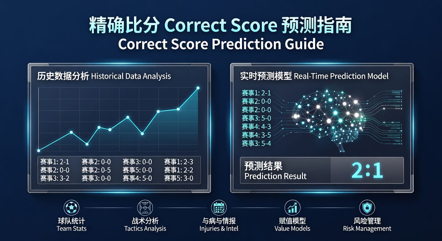 精确比分 correct score：投注技巧与赛前判断全解析